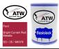 Preview: Ford, Bright Currant Red Metallic, ED / 2S / M6378: 500ml Lackdose, von ATW Autoteile West.